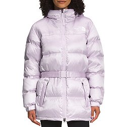The North Face Women's Nuptse Belted Mid-Length Jacket