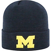 Top of the World Men's Michigan Wolverines Blue Cuff Knit Beanie