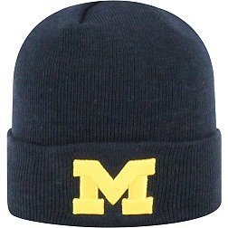 Top of the World Men's Michigan Wolverines Blue Cuff Knit Beanie