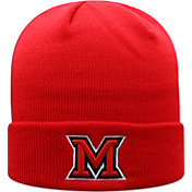 Top of the World Men's Miami RedHawks Red Cuff Knit Beanie