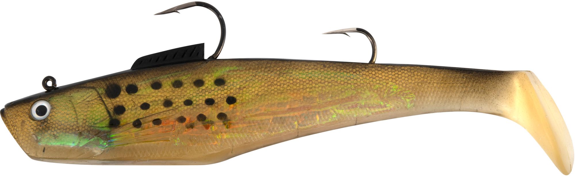 Tsunami Holographic Swim Shad Double Hook Soft Bait