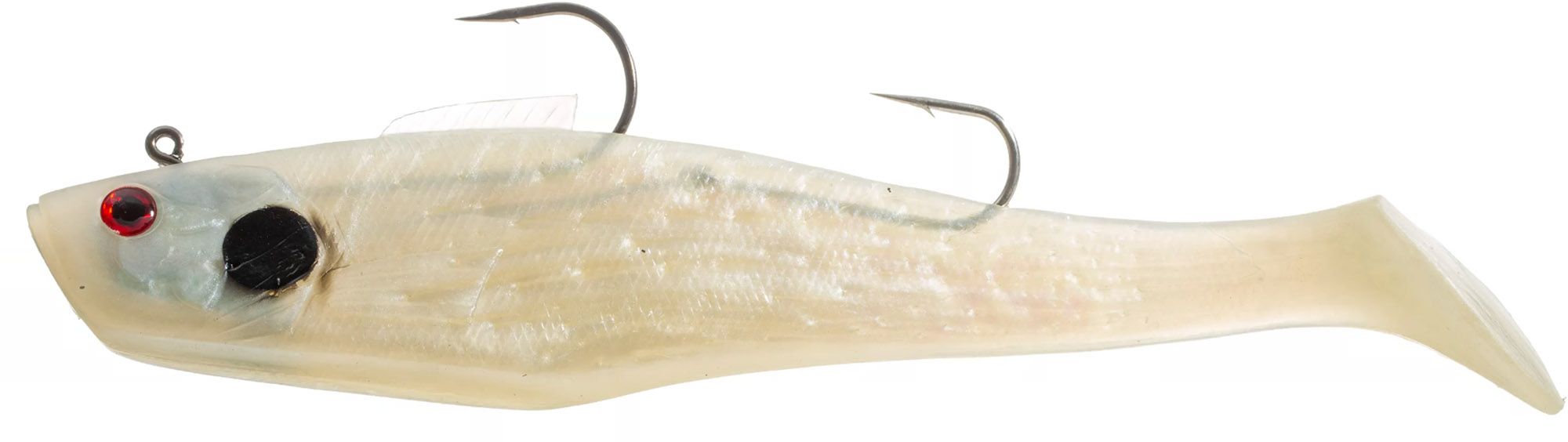 Tsunami Holographic Swim Shad Double Hook Soft Bait