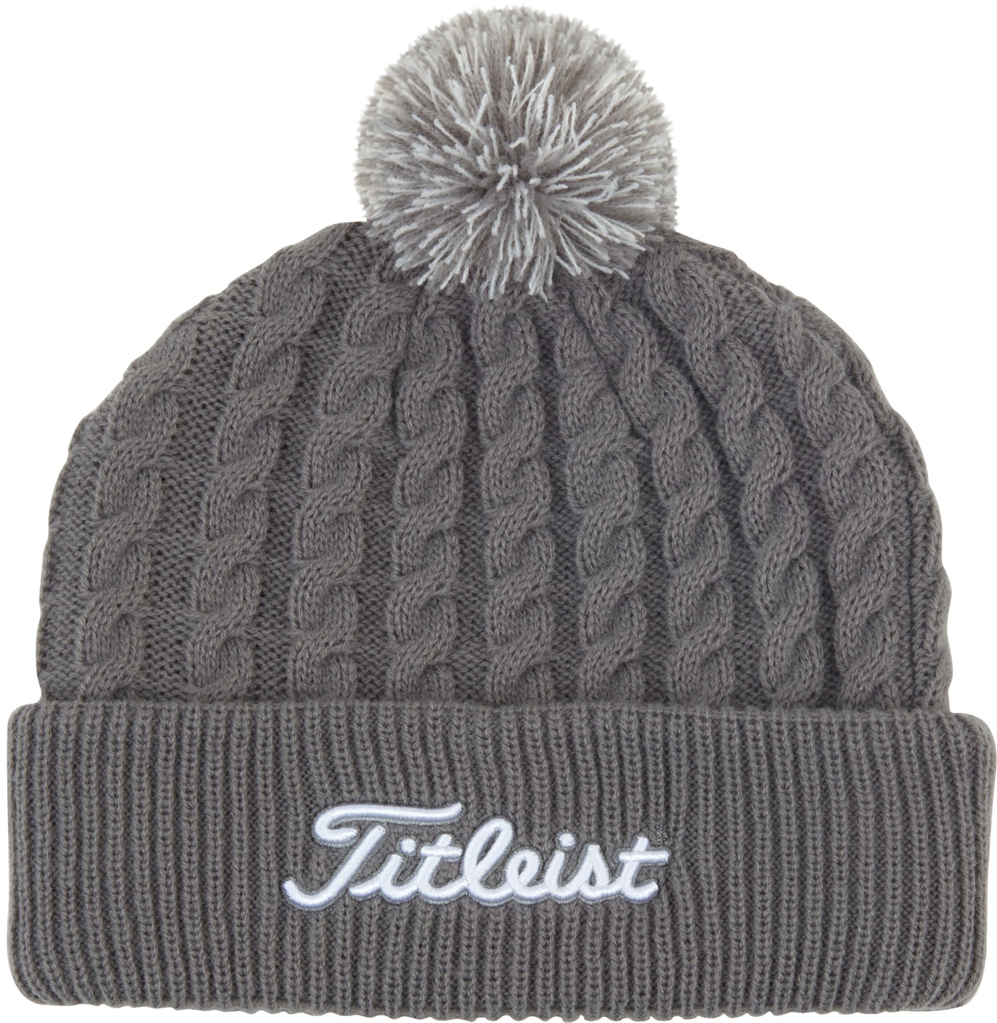 Titleist Men's Cable Knit Pom Pom Golf Hat
