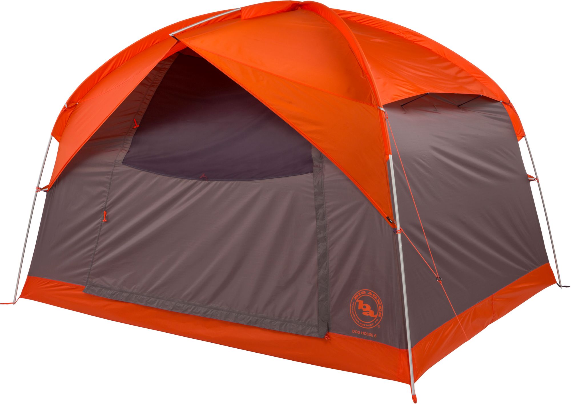 Photos - Tent Big Agnes Dog House 6 , Orange/Taupe/Eggplant 21TUMUDGHS6XXXXXXCAT 