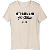 Baseball Bat Bros Adult "Keep Calm & Hit Nukes" T-Shirt