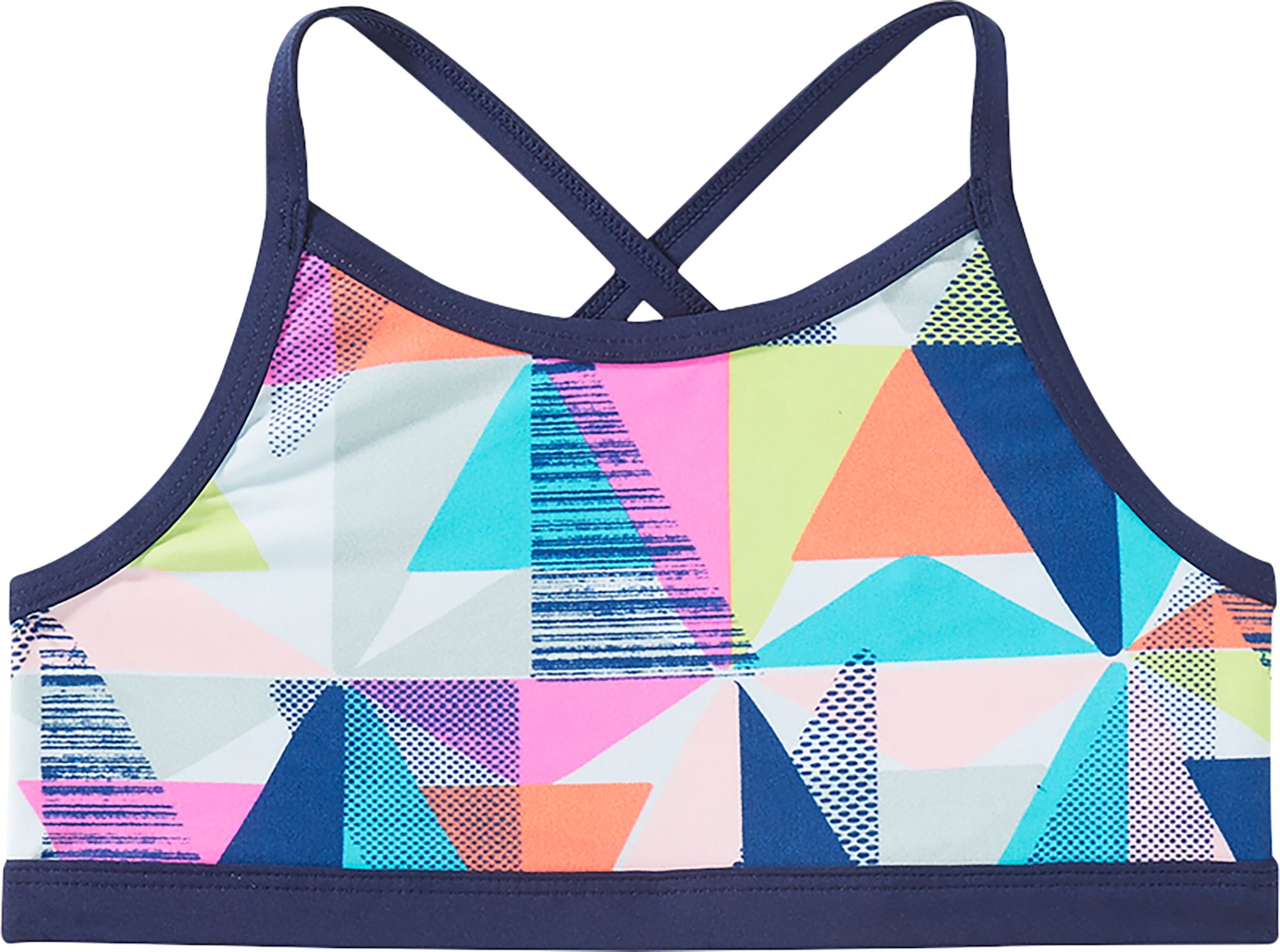 TYR Girls' Jigsaw Trinity Tankini Top