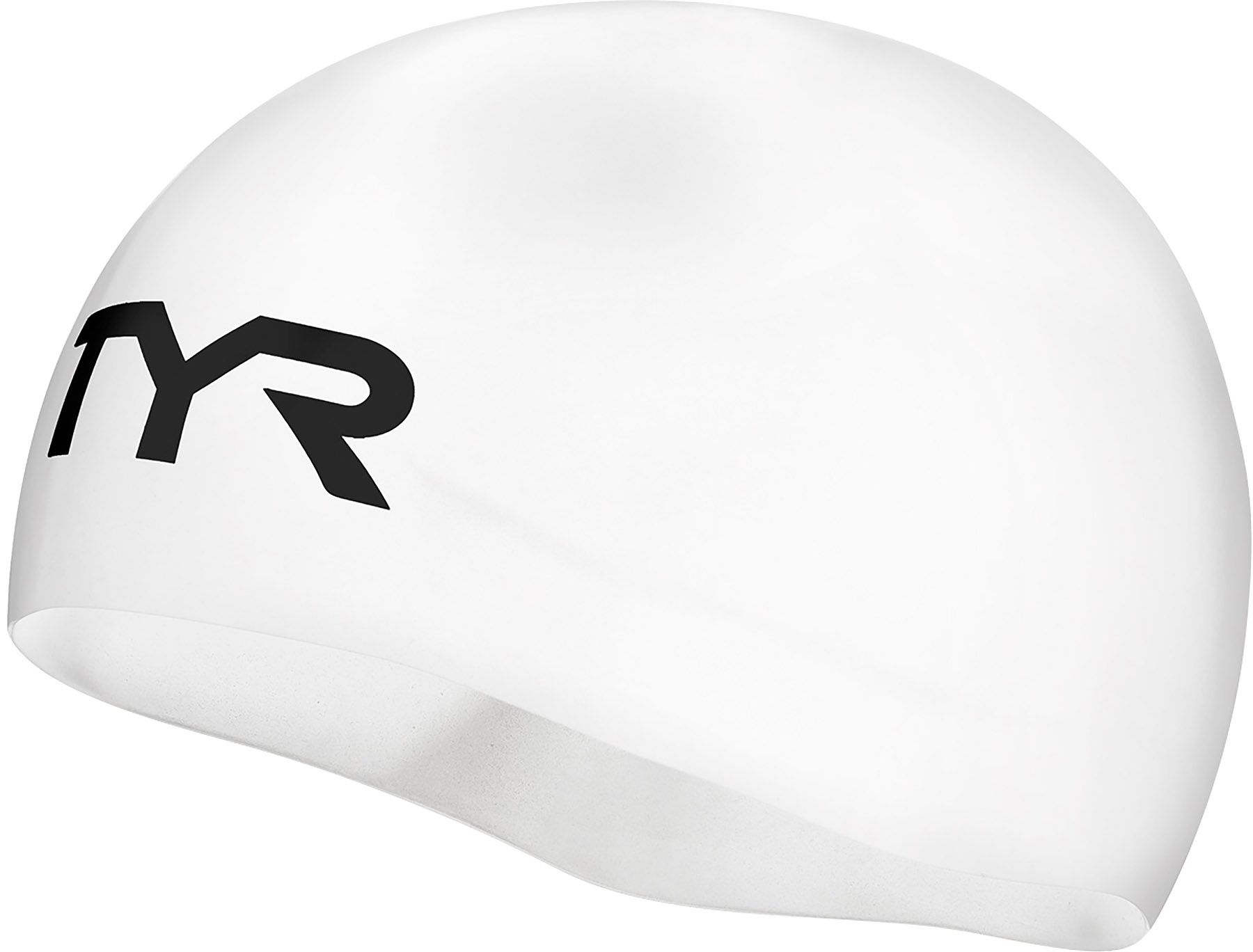 TYR Adult Competitor Racing Swim Cap - White