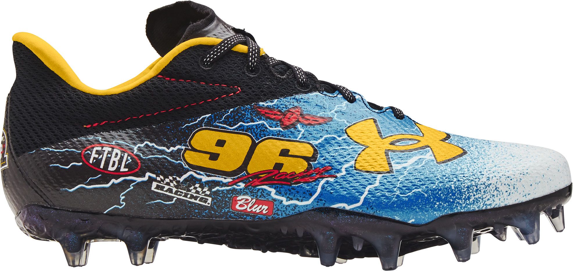 under armour yellow cleats