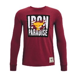 Under Armour Boys' Project Rock Live Iron Paradise Long Sleeve Shirt