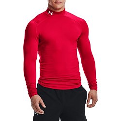 Under Armour Black Long Sleeve Compression Shirt w/ Contrast