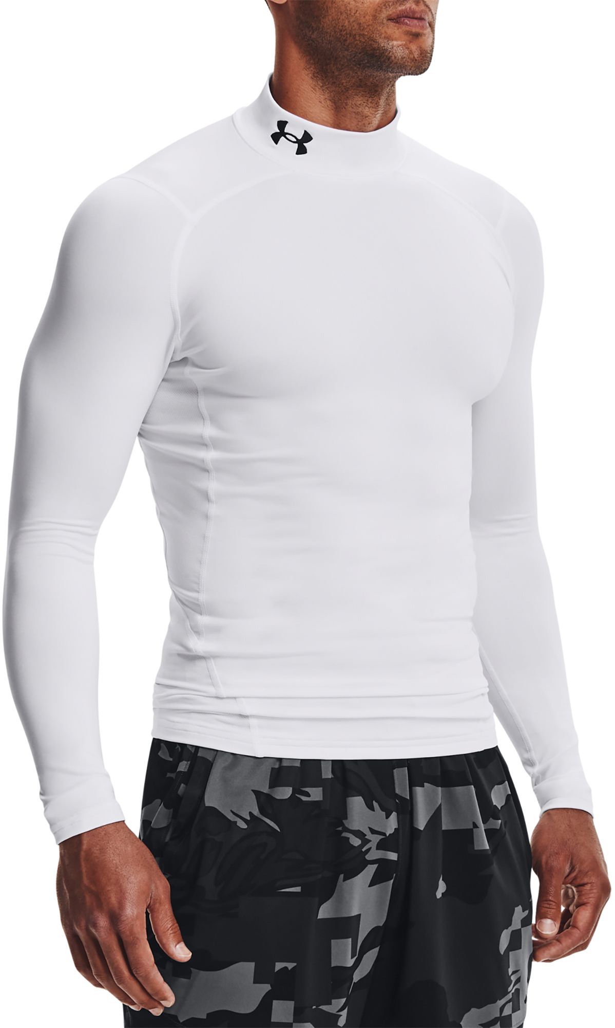 Under Armour Men's ColdGear Mock Neck Compression Shirt