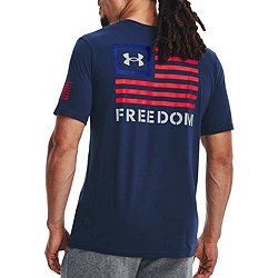  Under Armour Men's New Freedom Flag T-Shirt, (014) Halo  Gray/Red/Academy, X-Small : Clothing, Shoes & Jewelry