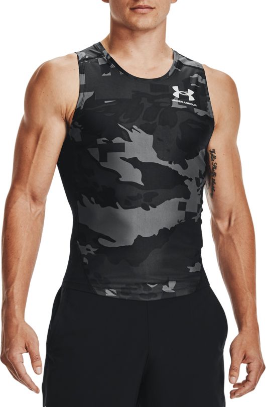Under Armour Men's HeatGear Iso-Chill Compression Printed Tank Top