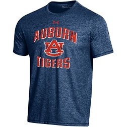 Under Armour Men's Auburn Tigers Blue Bi-Blend Performance T-Shirt