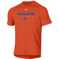 Under Armour Men's Auburn Tigers Orange Tech Performance T-Shirt
