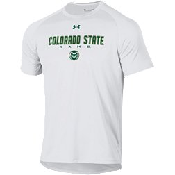 Under Armour Men's Colorado State Rams White Tech Performance T-Shirt