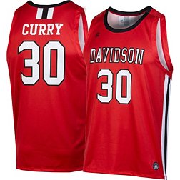 Under Armour Men's Davidson Wildcats Stephen Curry #30 Red Replica Basketball Jersey