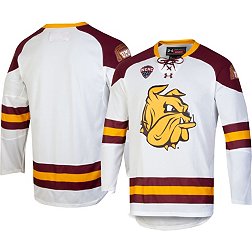 Under Armour Men's Minnesota-Duluth  Bulldogs White Replica Hockey Jersey