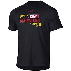 Under Armour Men's Maryland Terrapins Black 'Maryland Pride' Tech Performance T-Shirt