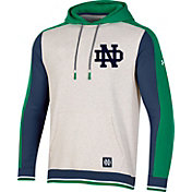 Under Armour Men's Notre Dame Fighting Irish White Iconic Pullover Hoodie
