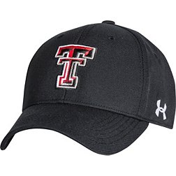Under Armour Men's Texas Tech Red Raiders Black Adjustable Hat