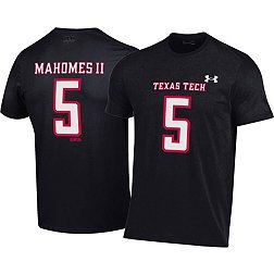 Under Armour Men's Texas Tech Red Raiders Patrick Mahomes II #5 Black Performance T-Shirt