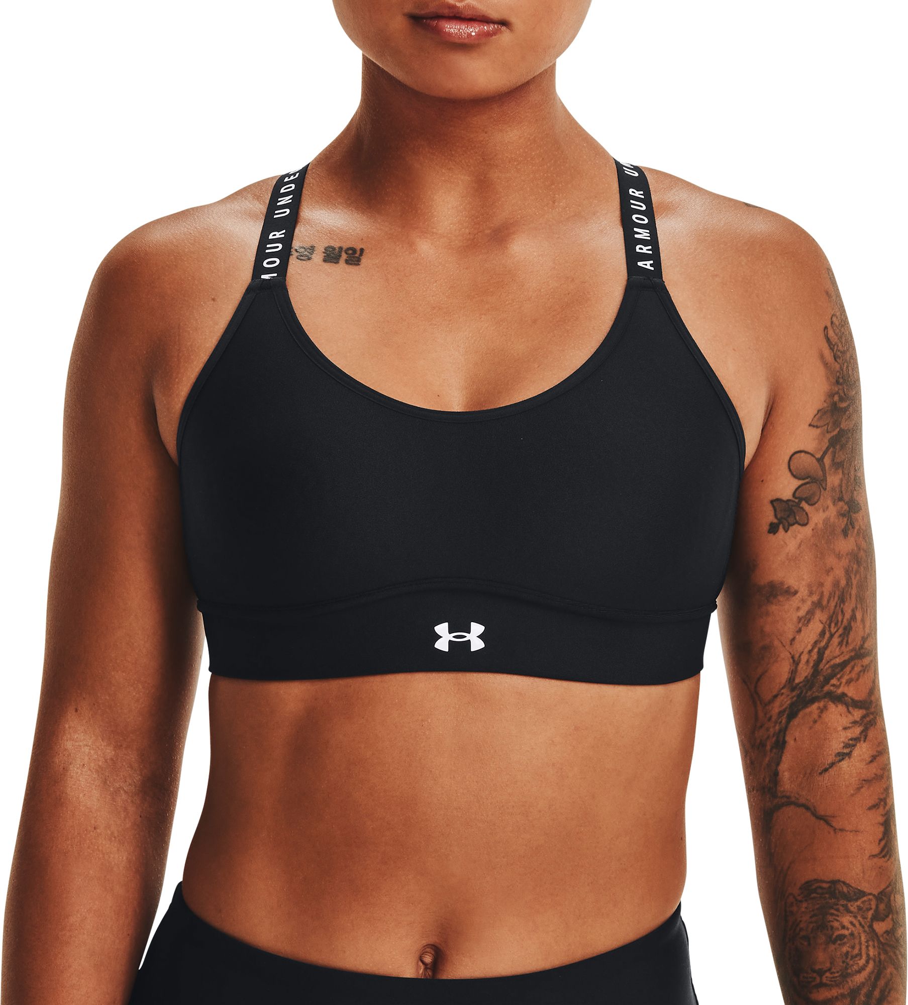 Under Armour Women's UA Infinity Mid Covered Medium Impact Sports Bra