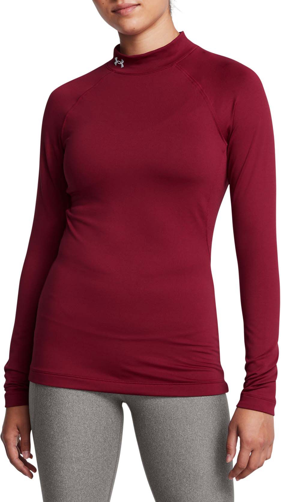 Under Armour Women's ColdGear Authentics Mock Neck Pullover 2.0
