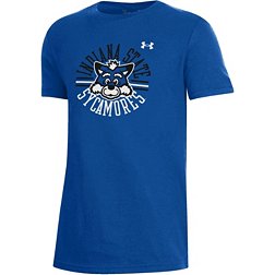 Under Armour Youth Indiana State Sycamores Sycamore Blue Performance Cotton T-Shirt