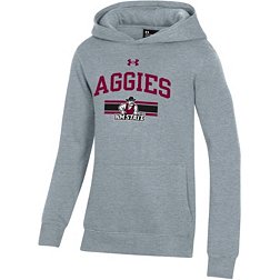 Under Armour Youth New Mexico State Aggies Grey All Day Pullover Hoodie