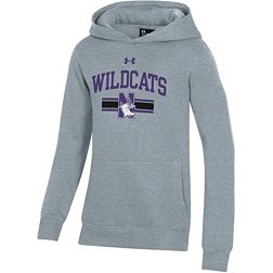 Under Armour Youth Northwestern Wildcats Grey All Day Pullover Hoodie
