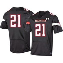 Under Armour Youth Texas Tech Red Raiders #21 Black Replica Football Jersey