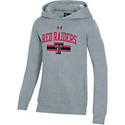Under Armour Youth Texas Tech Red Raiders Grey All Day Pullover Hoodie