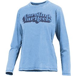 Pressbox Women's North Carolina Tar Heels Carolina Blue Vintage Long Sleeve T-Shirt