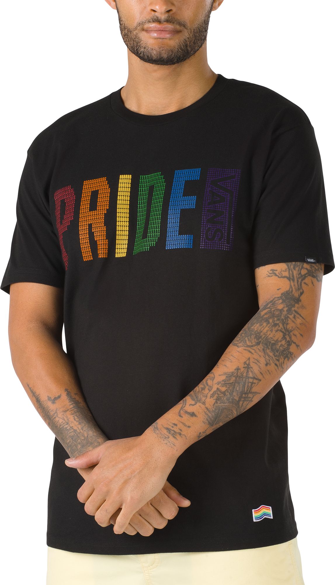 Vans rainbow t sale shirt