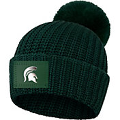 Love Your Melon Michigan State Spartans Green Pom Knit Beanie