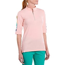 SwingDish Women's Neva Elbow Sleeve Golf Shirt