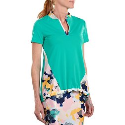 SwingDish Women's Scarlett Short Sleeve Golf Shirt
