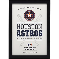 Open Road Houston Astros Framed Wood Sign