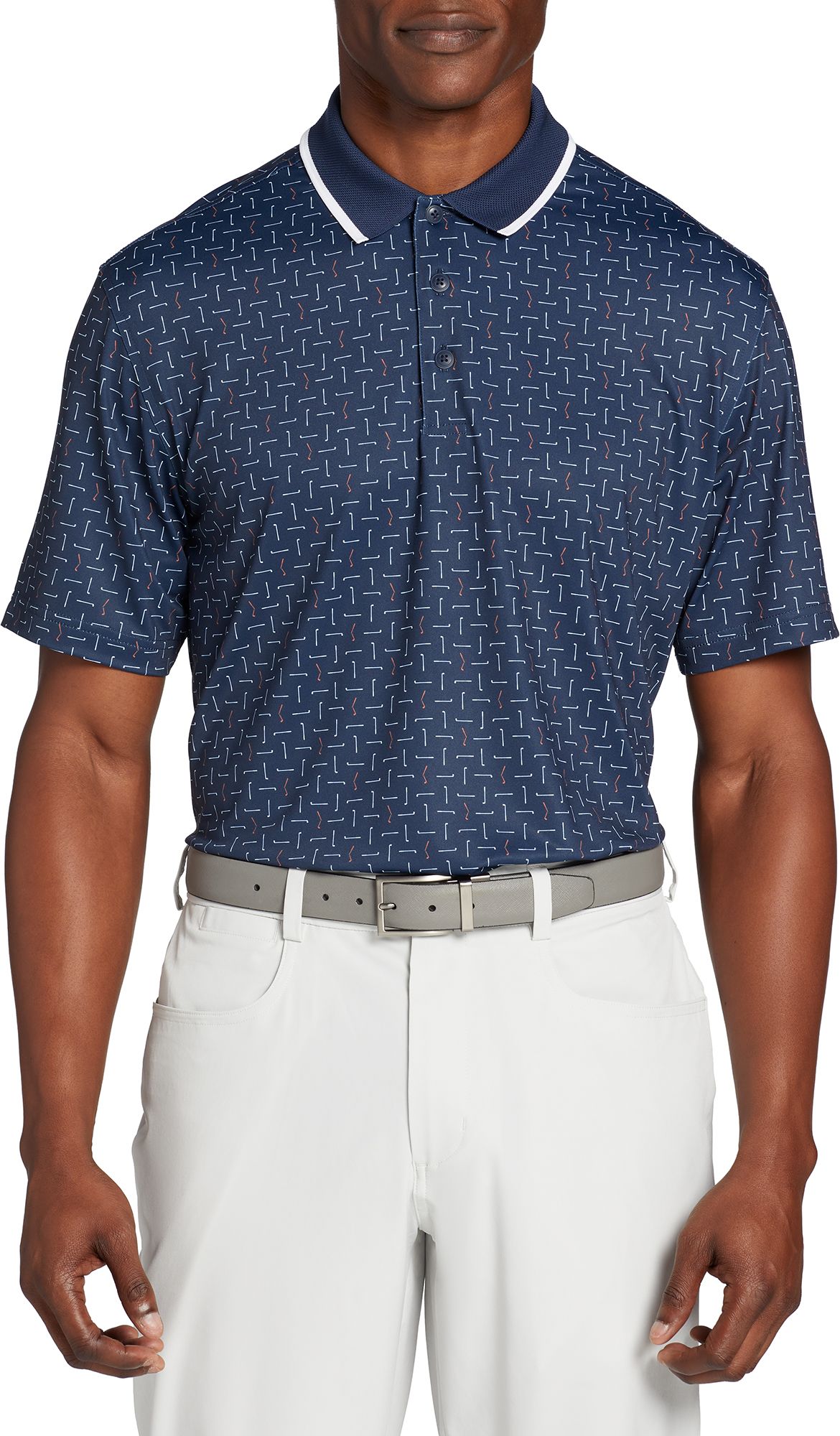 Walter Hagen Men's Performance 11 Novelty Print Golf Polo