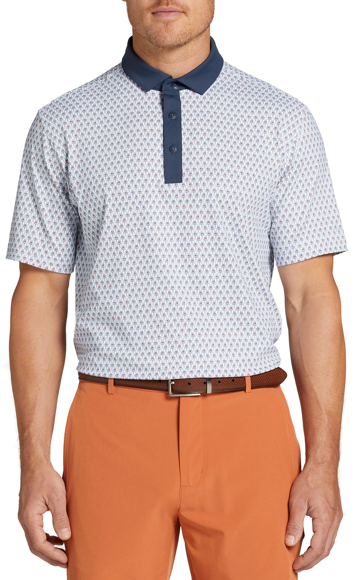 Walter Hagen Men's Performance 11 Novelty Print Golf Polo