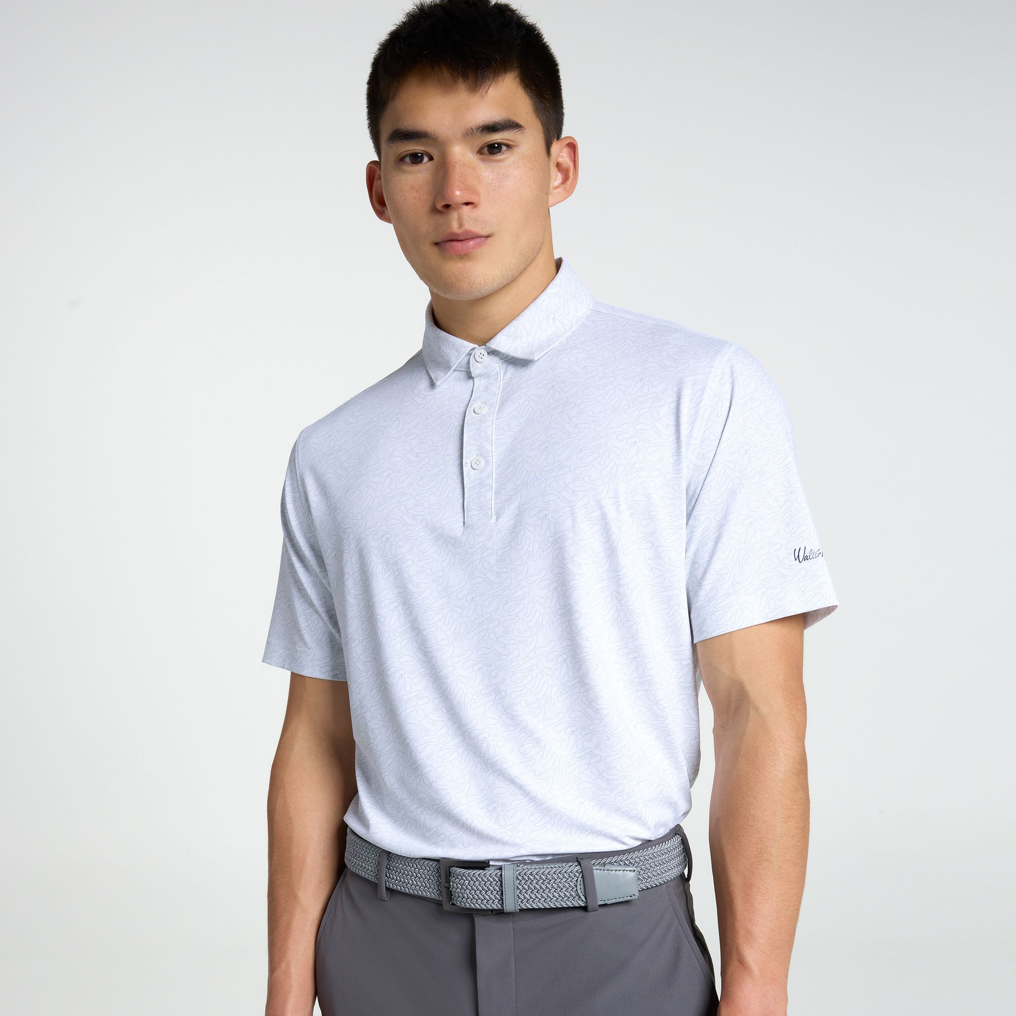 Walter Hagen Men's Performance 11 Novelty Print Golf Polo