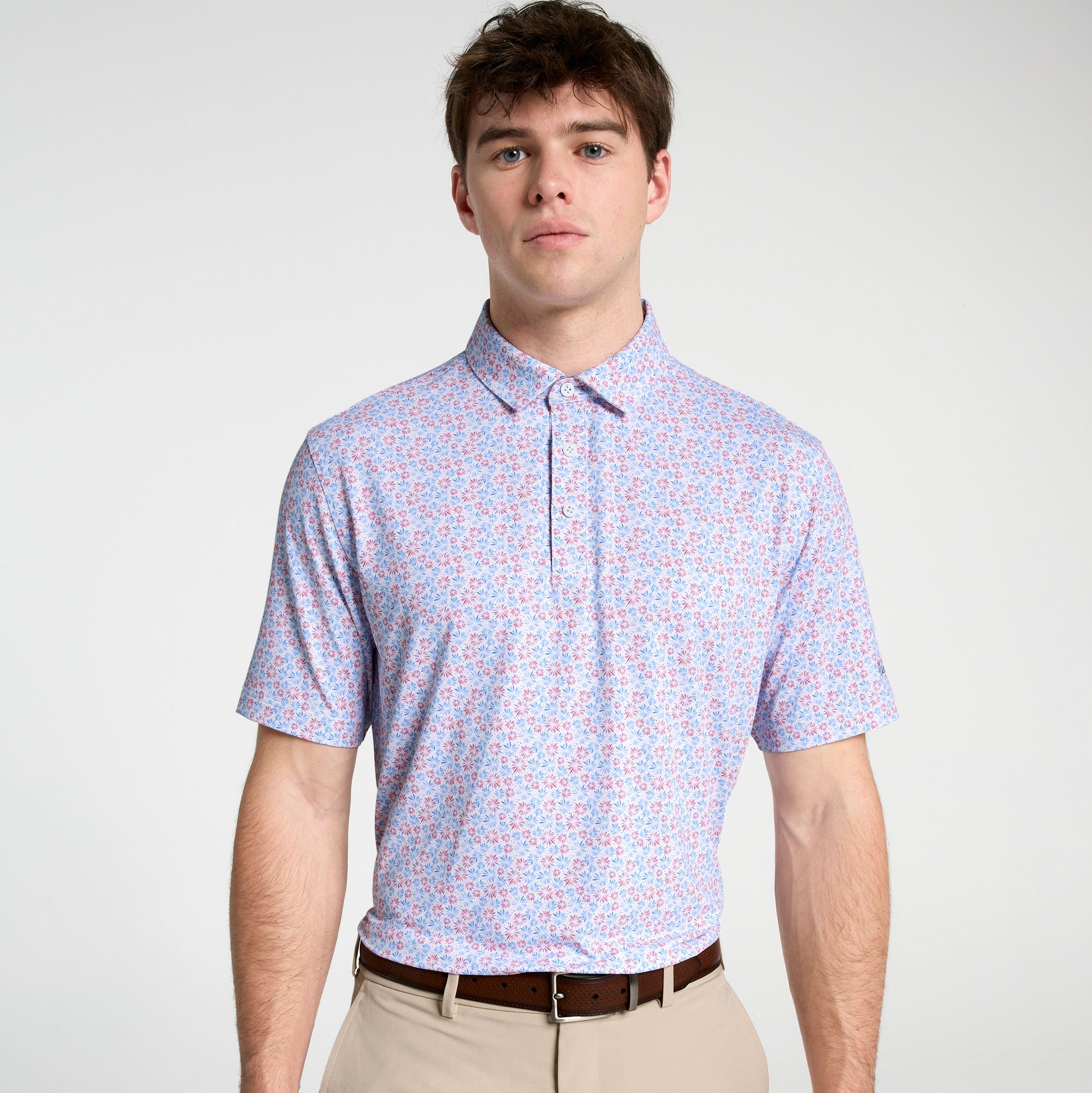 Walter Hagen Men's Performance 11 Novelty Print Golf Polo