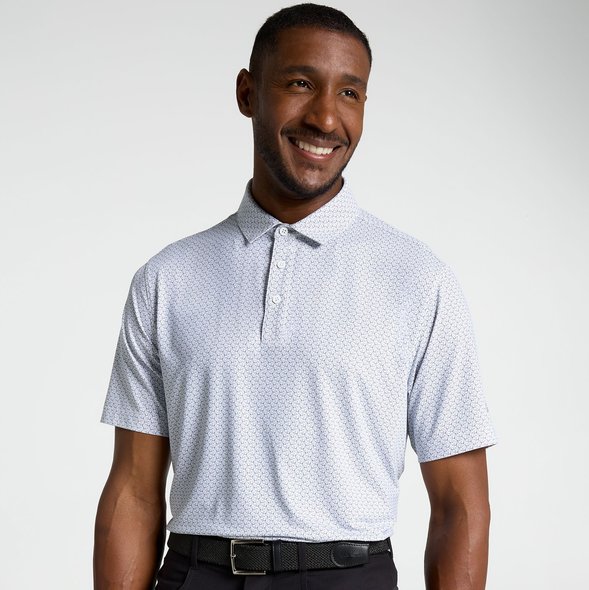 Walter Hagen Men's Performance 11 Novelty Print Golf Polo