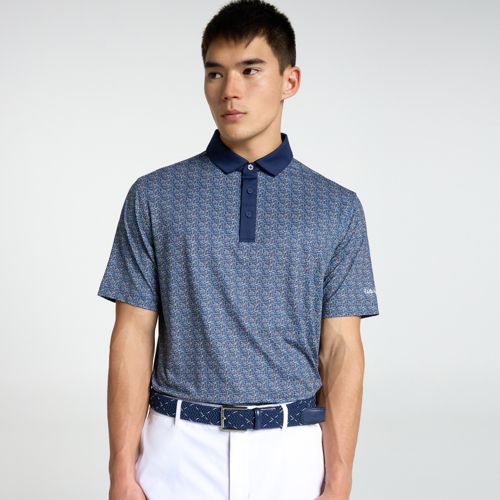 Walter Hagen Men's Performance 11 Printed Golf Polo