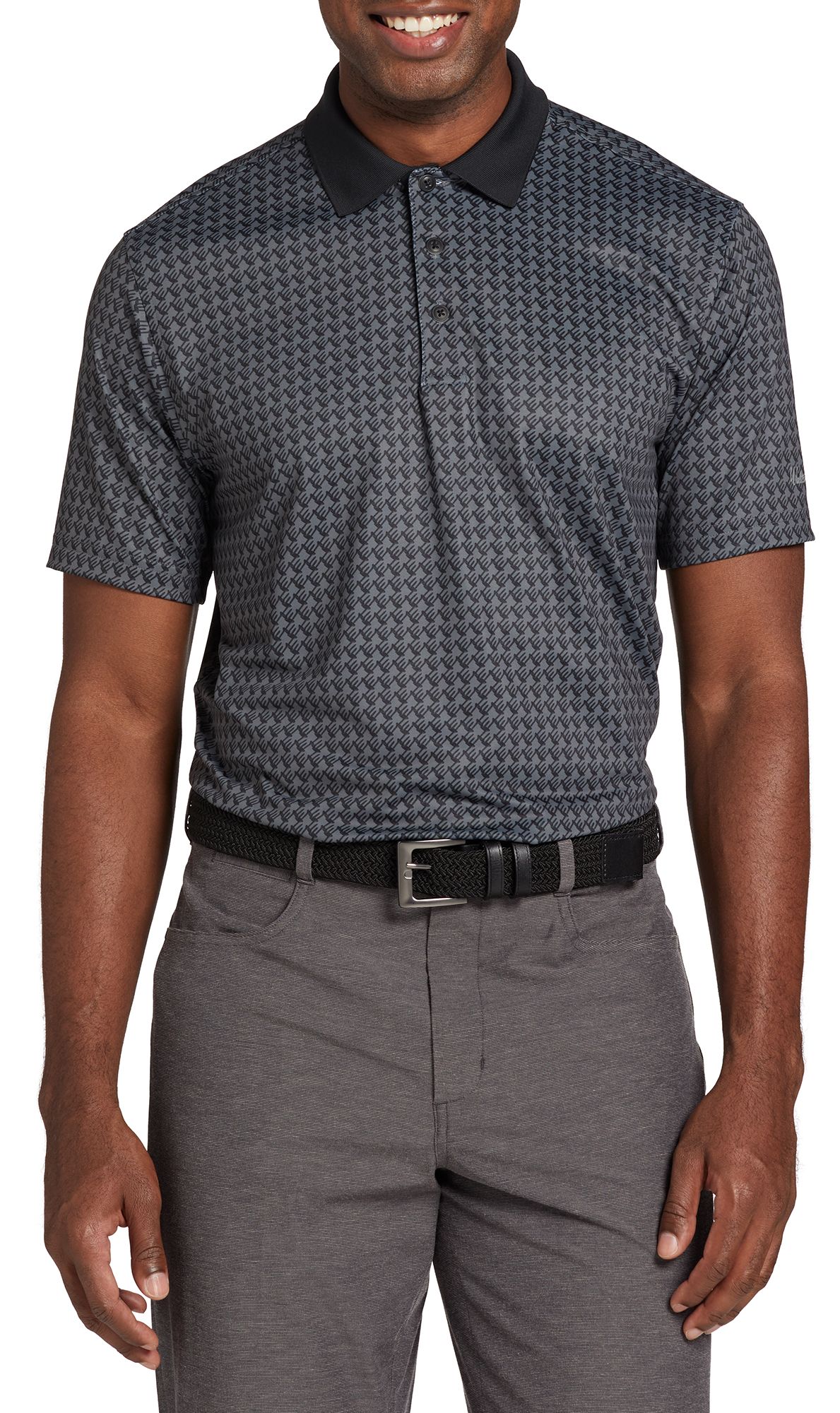 Walter Hagen Men's Performance 11 Novelty Print Golf Polo