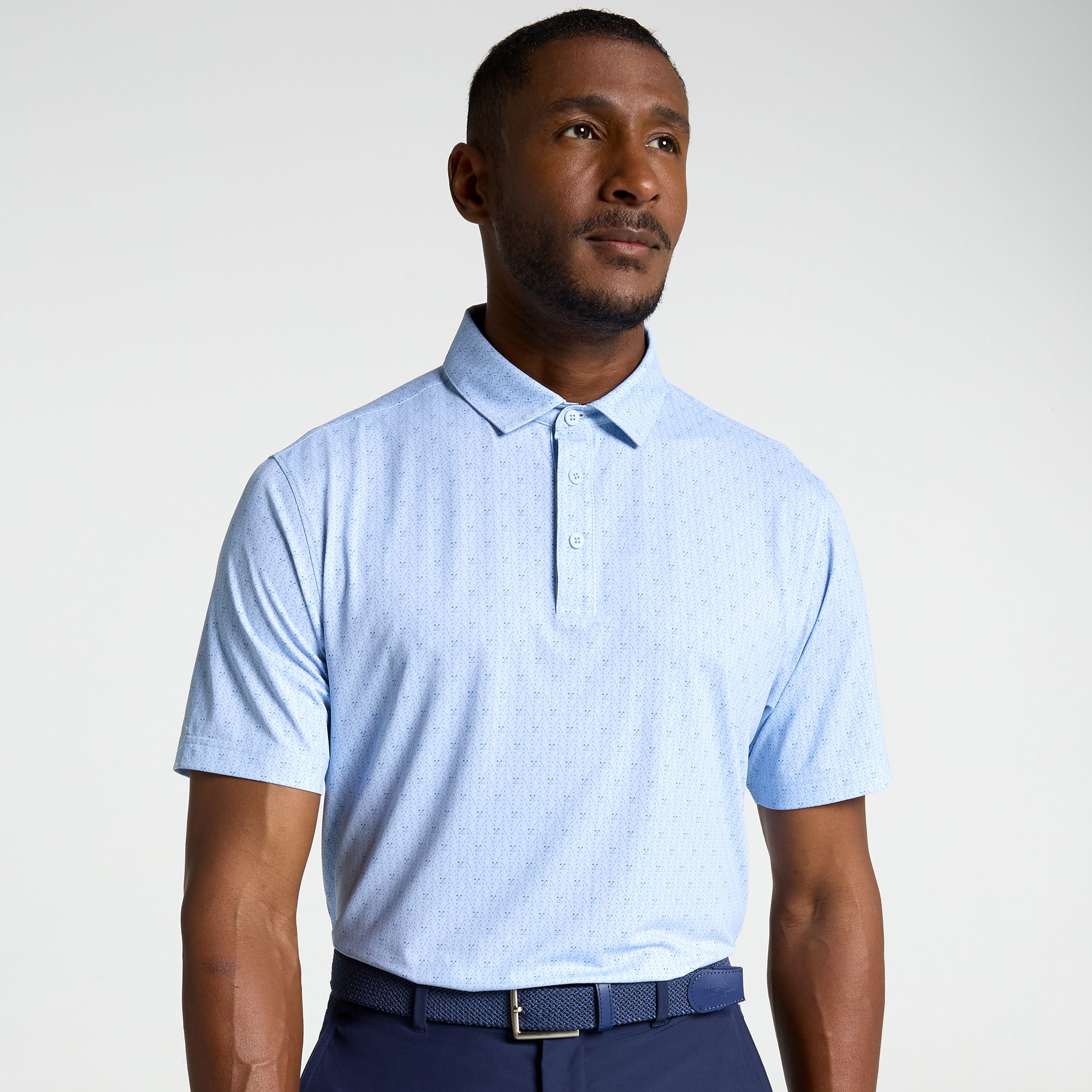 Walter Hagen Men's Performance 11 Novelty Print Golf Polo