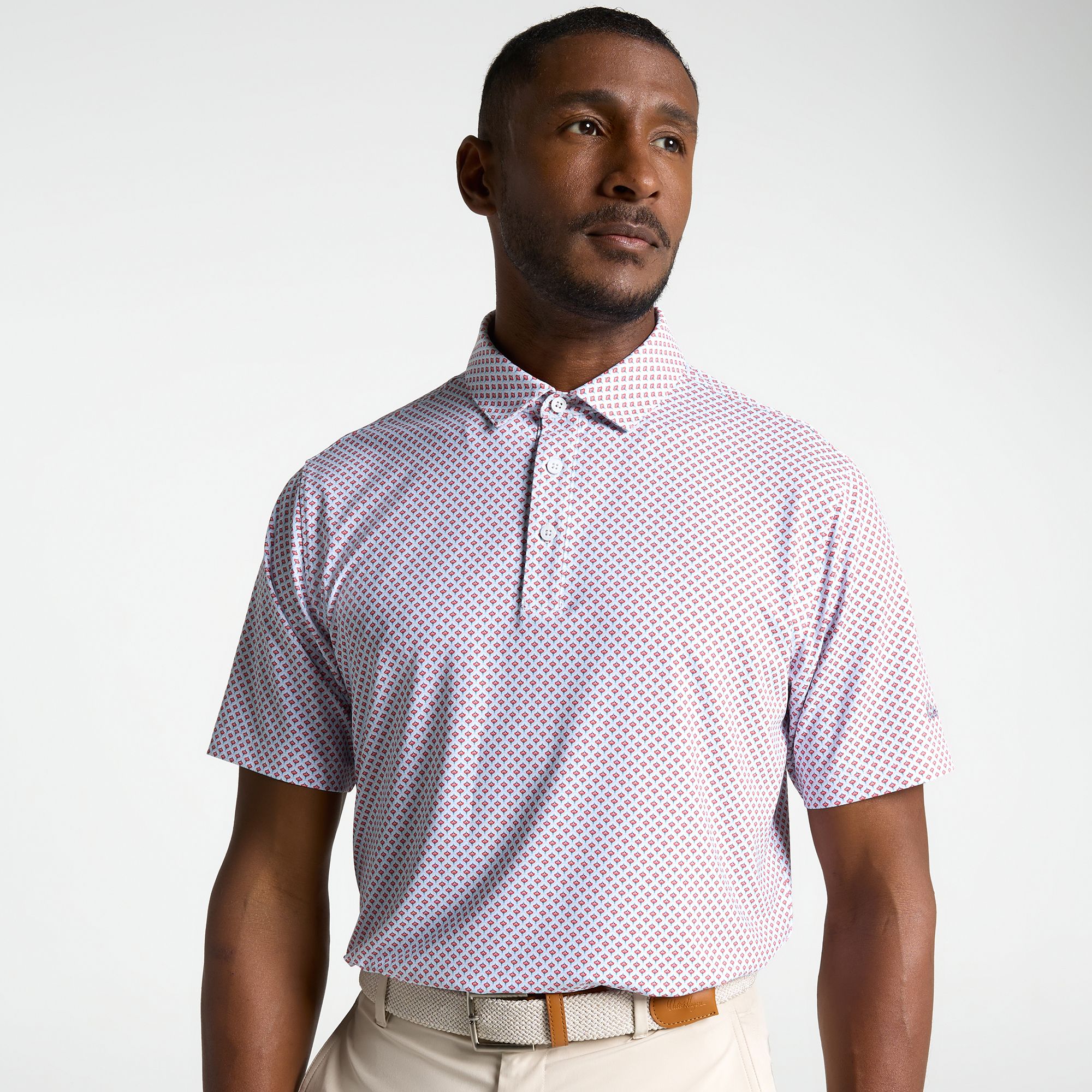 Walter Hagen Men's Performance 11 Novelty Print Golf Polo