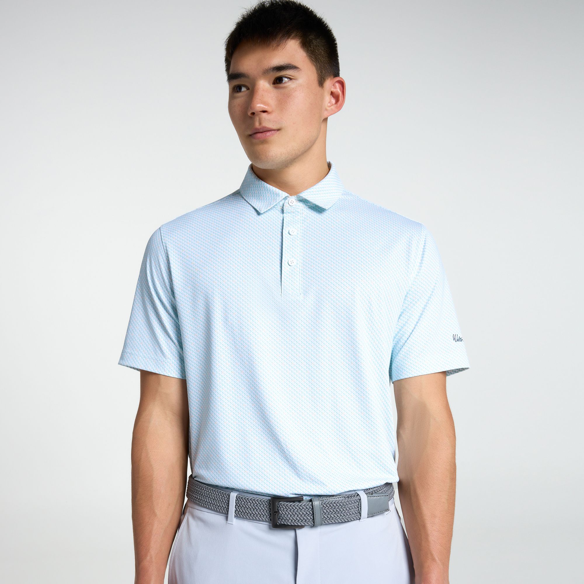 Walter Hagen Men's Performance 11 Novelty Print Golf Polo