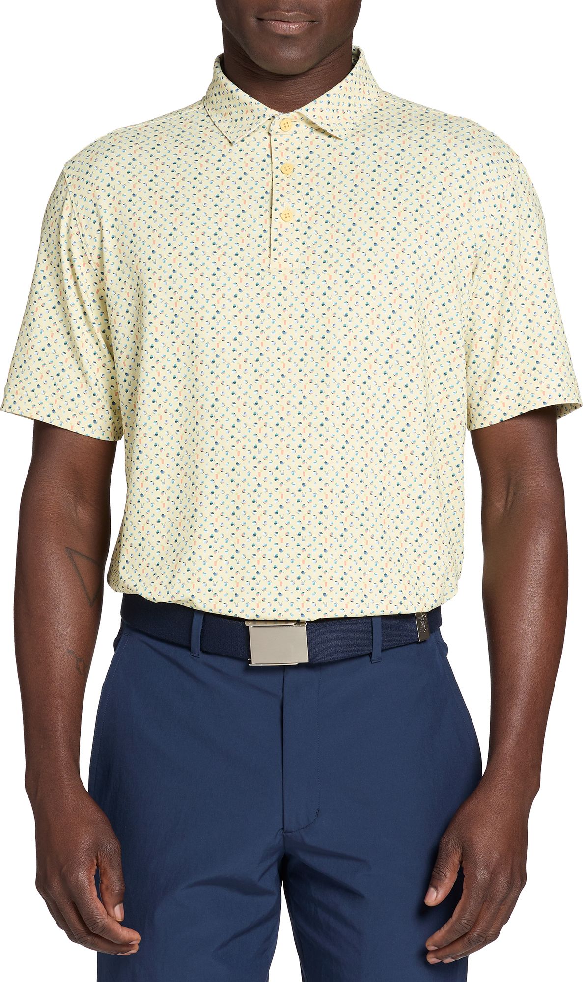 Walter Hagen Men's Performance 11 Novelty Print Golf Polo